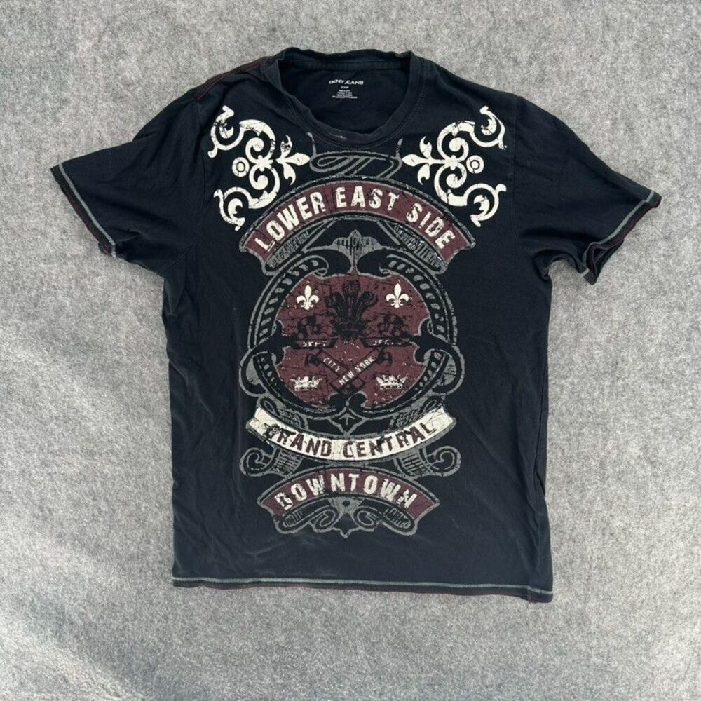 DKNY Jeans 1989 Lower East Side Graphic Tee T-Shirt Men’s Size Small